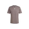 Hiit Workout 3-Stripes Quick-Dry Fitness Short Sleeve T Shirt Men Tops Charcoal-Grey IS3720