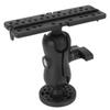 Fish Finder Mount Base Universal 360 Degree Rotation Ball Mount Fish Finder Holder Canoe Kayak