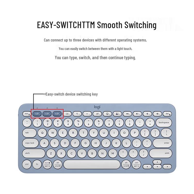 Logitech Беспроводная Bluetooth-клавиатура K390