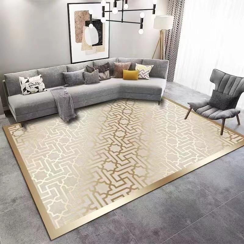 Ковер для гостиной грязеотталкивающий и простой в уходе, прикроватный ковер, ковер под диван и кофейный столик, ковер для большой площади