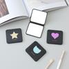Small Mirror Carry Mini Makeup Mirror Double-sided Portable Student Dormitory Handheld Folding Mirror for Home Use