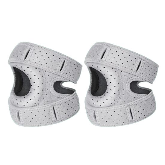 1Pc/2Pcs Patella Knee Brace Dual Patellar Tendon Support Strap for Meniscus Tear Pain Relief Adjustable Patellar Stabilizer Knee Pad for Runners