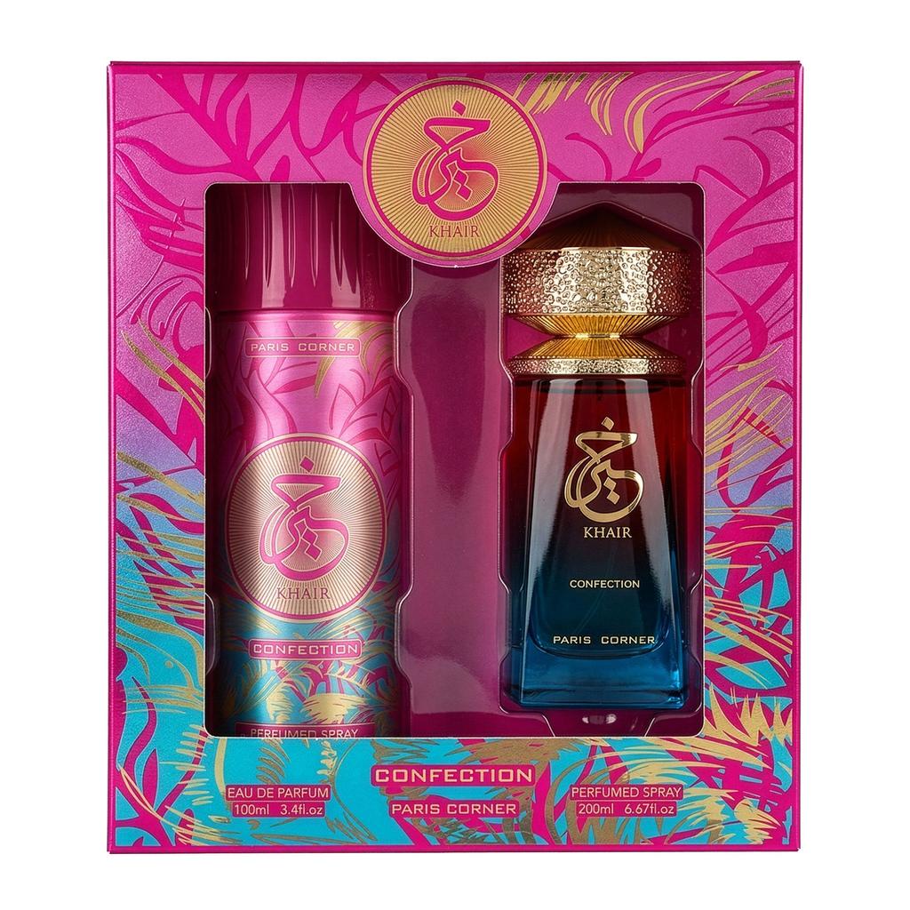 Paris Corner Khair Confection Eau de Parfum 100ml + Deodorant Spray 200ml