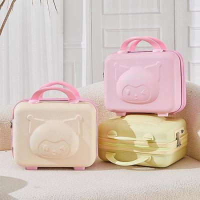 14-дюймовый милый мультяшный чемоданчик с конфетными цветами для женщин – вместительная косметичка и мини-портативная шкатулка для матери и ребенка для студентов