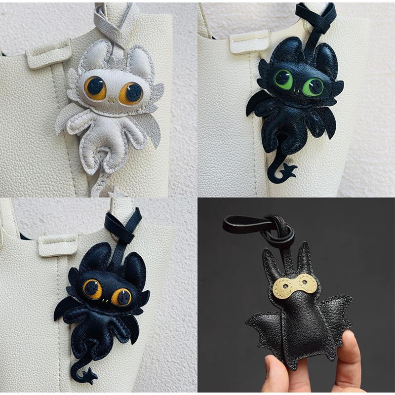 Подвеска-сумка Тигр Ручная работа Натуральная кожа Брелок Универсальный Креативная Личность Нишевый Подарок Друзьям Паре Изысканный Подвеска