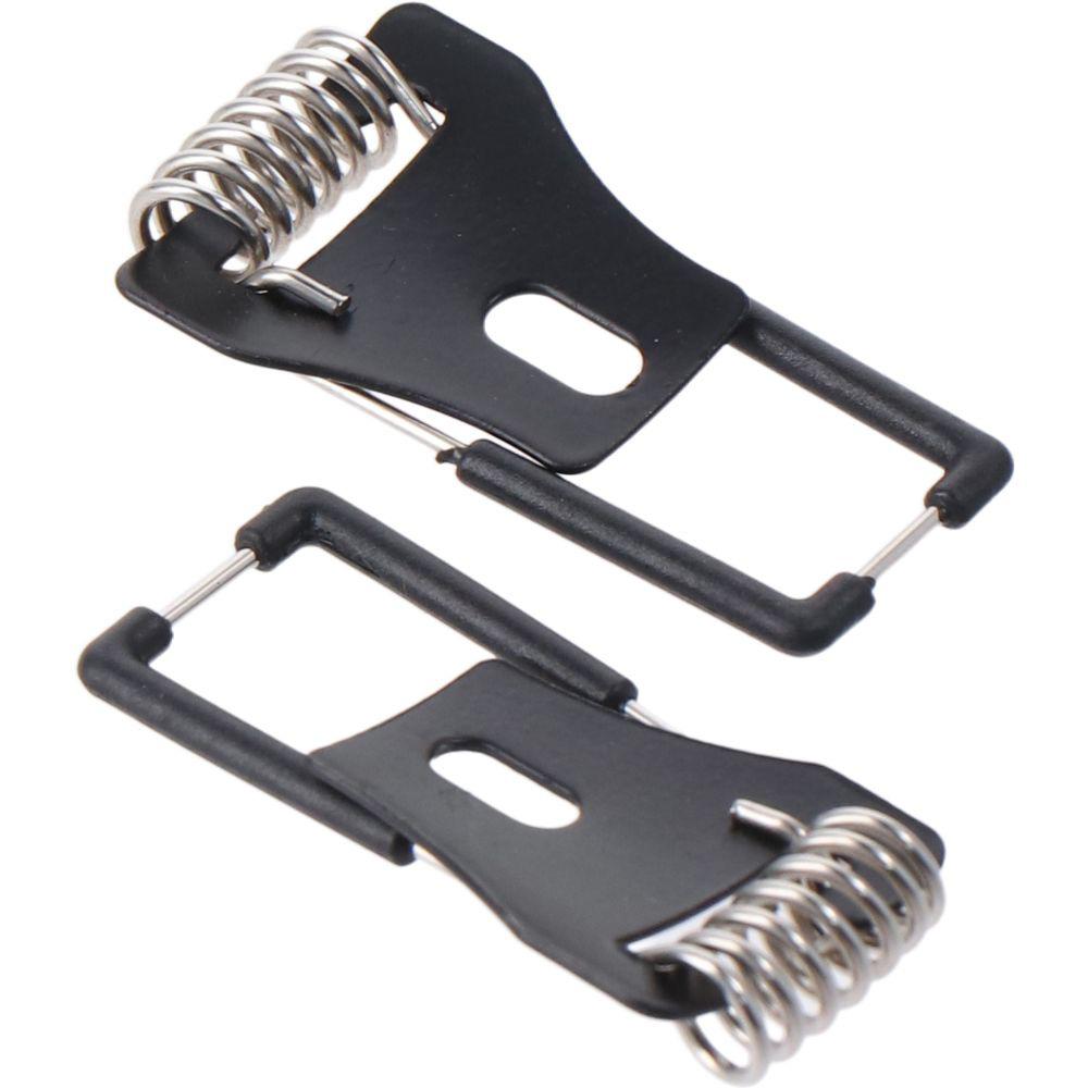 10pcs Cold-rolled Steel Panel Lamp Spring Clip Black Lamp Circlip Mounting Bracket  Electrician