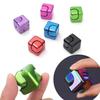 Квадратный Декомпрессионный Волчок Кубик-Кости Антистресс Игрушки на Кончики Пальцев Ручные Фиджет Спиннеры Игрушки для Раннего Развития Сброс Напряжения Флипо Флип