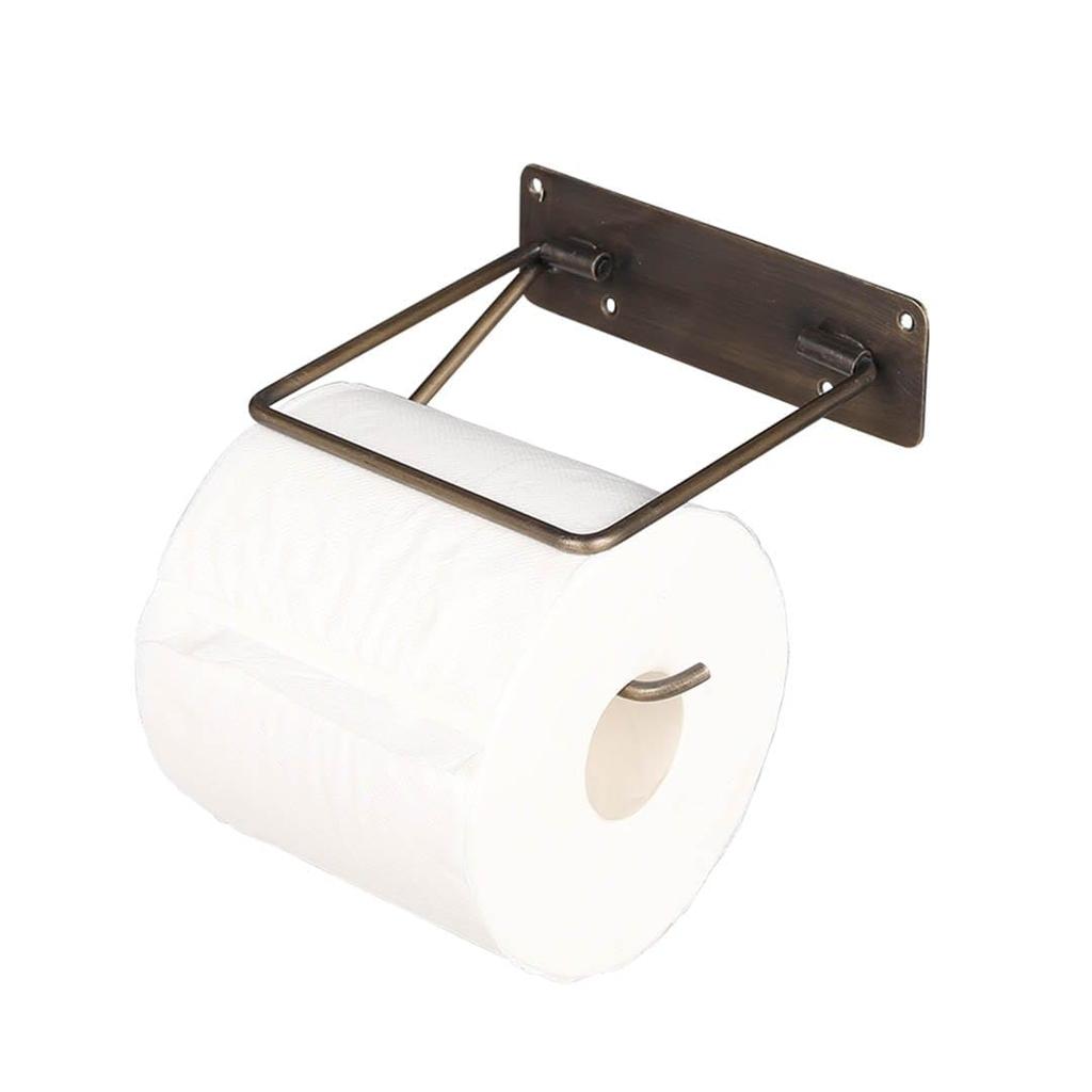 Dulton Paper Holder Single Antique Brass A Toilet Paper Holder with Texture and Style That You Can Enjoy DIY Iron Height 4cm Width 14cm Depth 11.5cm
