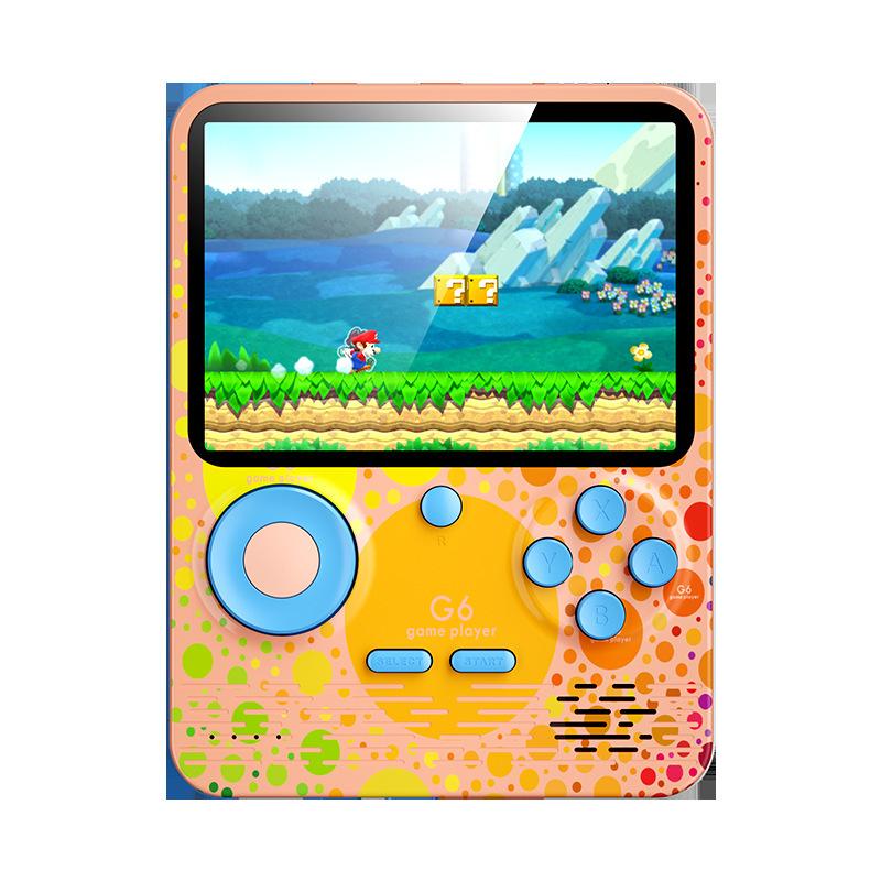 Игровая консоль G6 новейшая Macaron большая емкость портативный внешний аккумулятор ручная ретро игрушечная игровая консоль