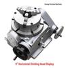 TSK200 Tilting Universal Dividing Head with Chuck for Milling Machine Adjustable Rotary Worktable