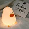 Kids Night Light, Cute Silicone Chicke Nursery Lamp For Baby And Toddler, Animal Night Light For Kids Room