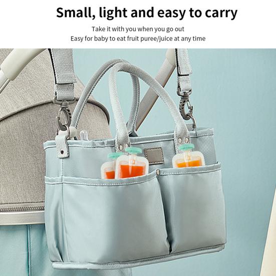 Детское фруктовое компотное наполнение, станция порционного контроля, диспенсер для еды, устройство для наполнения пакетиков детским фруктовым пюре с 10 пакетиками для сжатия