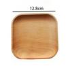 Multiple Styles Solid Wood Cartoon Dinner Tray Cute Animal Pattern Children's Rice Plate Odorless Wood Food Dishes Meal
