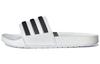 Шлепанцы Adilette Boost 'Белые Черные Полоски' FY8155