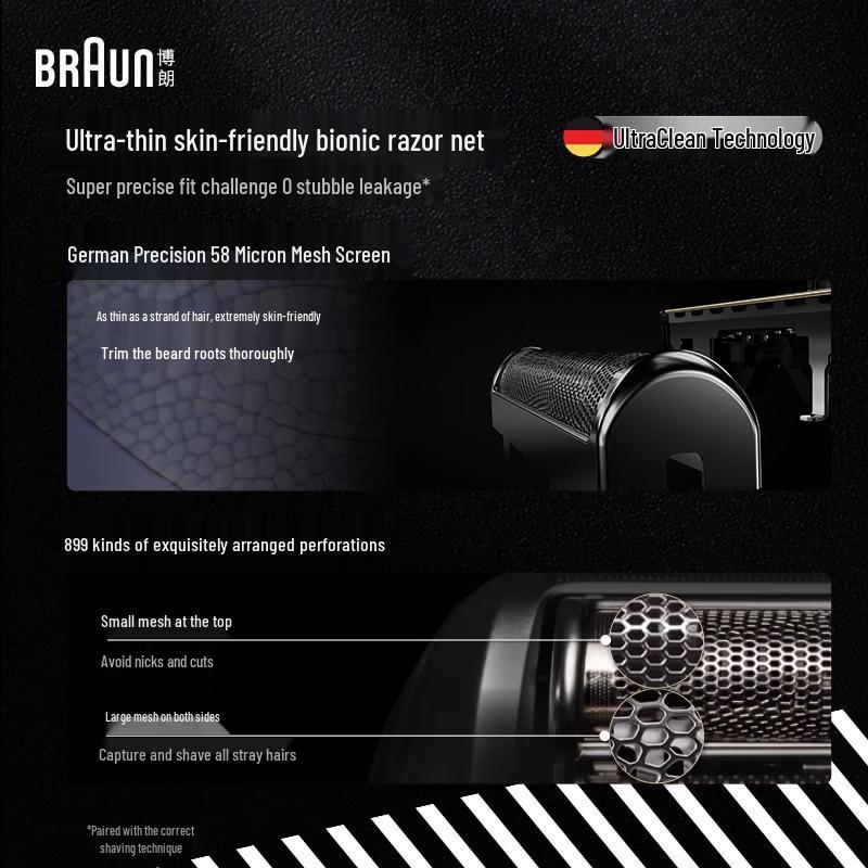 Braun Серия 9 9077cc Электробритва Подарочный набор Вилка CN (адаптер в комплекте)