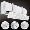 1pc Anti-Direct Blowing Wall-Mounted Punch-Free Air Conditioner Windshield Air Outlet Baffle Plate Retractable Wind Deflector