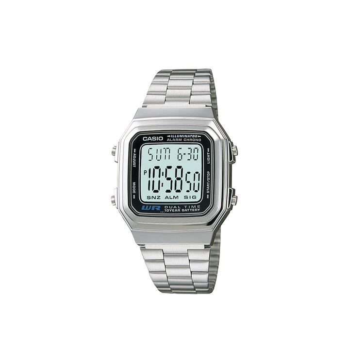 Casio Мужские СЕРЫЕ часы для ПОДРОСТКОВ A178WA-1A A178WA-1A