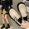 Fashion New Fashion Japanese Sweet Leather Shoes Women's Spring Autumn Thick-soled Lazy Loafers Trend Kawaii Shoes Lolita Shoes Tenis