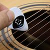 2-in-1 Guitar Picks Tuner Acoustic Electric Guitar Tuner with Guitar Pick, Folk Guitar &Ukulele Tuner, 12-Tone Equal Temperament