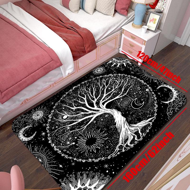 1 шт. против усталости кухонные коврики с принтом «Древо жизни» водонепроницаемый нескользящий толстый мягкий кухонный коврик сверхмощный комфортный коврик для кухни