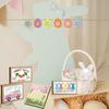 Easter Tiered Tray Decoration Set Signs Farmhouse Slices Wooden Items for