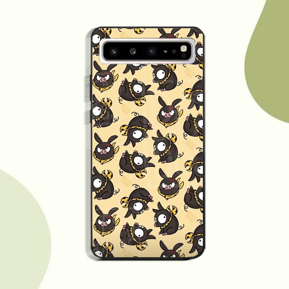 Ranma C-Cartoon Phone Case For Samsung Galaxy A52 A12 A51 S21 Edge S22ULTRA S23 S24 S20LITE Plus Ultra Black Cover