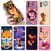 Чехол для телефона с милым мультяшным лисом для Xiaomi POCO F2 F3 M2 M3 M4 X3 X4 Pro NFC F4 GT 5G F1 X2 C3 C31 C40 M5S, мягкий черный чехол из ТПУ