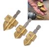 Набор из 3 шт. PPR подъемных сверл с шестигранным хвостовиком 1/4 дюйма для расширения водопроводных труб, перфораторов, открывателей отверстий