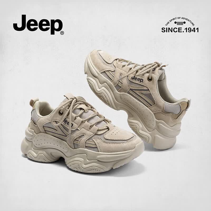Jeep Женские легкие кроссовки на массивной платформе для улицы