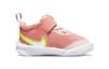 Nike Team Hustle D 10 Маленькие Амортизирующие Устойчивые к Истиранию Низкие Детские Кроссовки Бело-Оранжевые Для Малышей и Детей DM4325-600