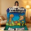Мультяшное одеяло D-Dog M-Man, короткий плюш высокой плотности, мягкое, приятное для кожи, для дивана, для сна, в комнате с кондиционером