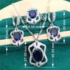 Womens Wedding Jewelry Set Light Luxury High Grade Temperament Dinner Dress