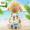 Hot Fruits Pattern Pet Cotton Clothes All Season Breathable Vest Coat Dress For Dog Cat Puppy Kitten Small Pet Cute Daily Outfit