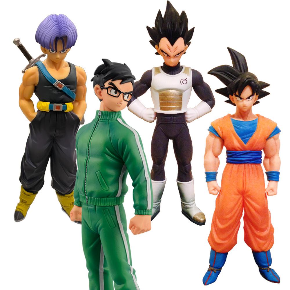4 шт./1 набор Аниме Dragon Ball Z Фигурка Будущий Транкс Сон Гохан Chouzoushu Веджета Сон Гоку Набор Модель Игрушка Подарок Фигурка Действия