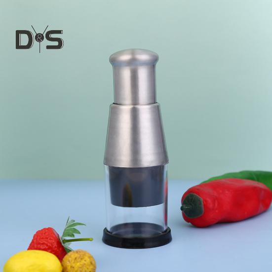 1/2 шт. Чеснокодавка из нержавеющей стали, ручной измельчитель продуктов, легко моется, измельчитель лука, противоскользящая ручка, измельчитель орехов, овощерезка