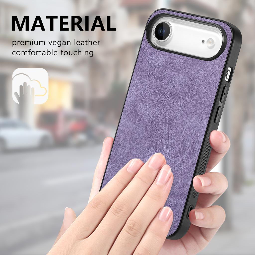 For iPhone Air Case Shockproof Slim Retro Leather Phone Back Cover
