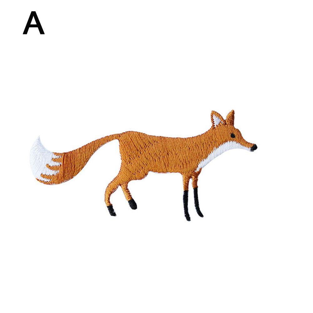 DIY ремесленная вышивка лиса швейные аксессуары отделка патч одежда ткань