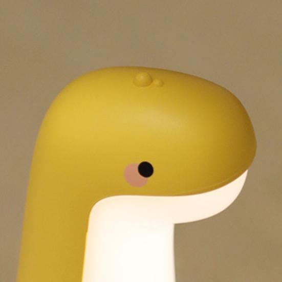 1 комплект лампы в виде динозавра, креативная светодиодная мерцающая форма, бесплатный очаровательный внешний вид, перезаряжаемая подсветка для защиты глаз