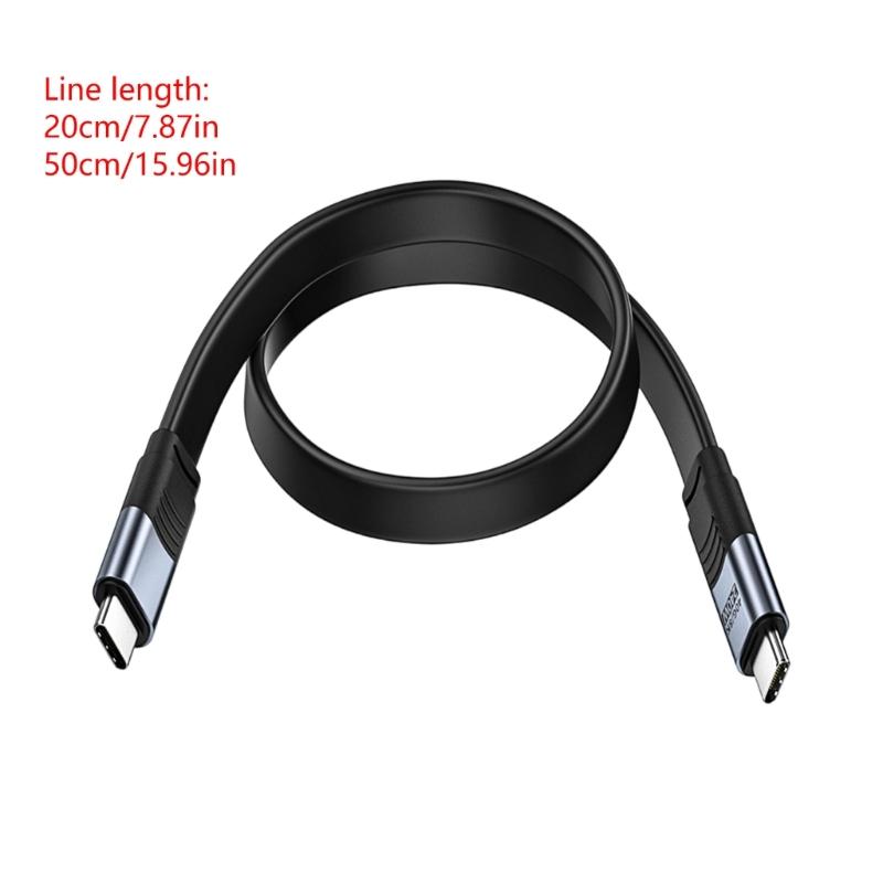 Кабель USB4 Type C Поддержка быстрой передачи данных 40 Гбит/с Четкий видеовыход 8K@60 Гц Мощная возможность зарядки PD240 Вт