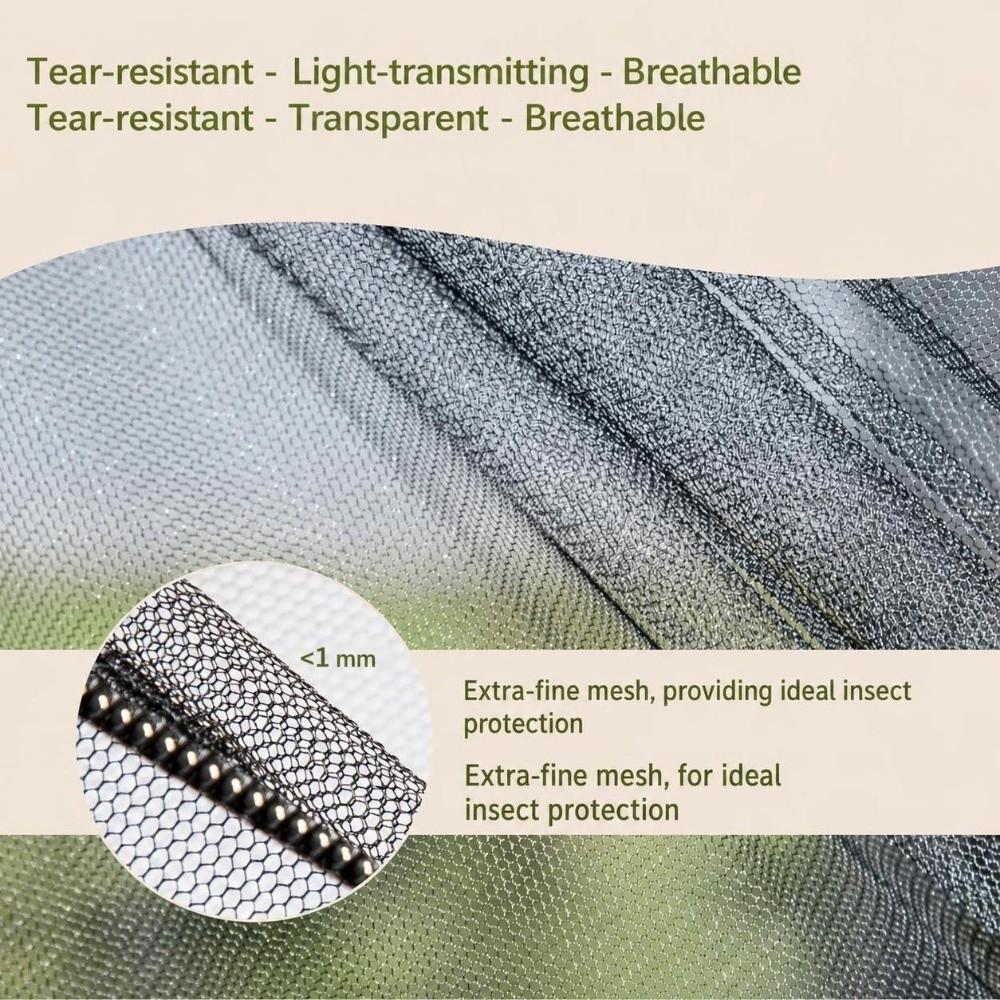 9/10 FT Parasol Bug Screen Net Adjustable Mosquito Net Cover Travel Tent