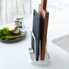 Black/White Vertical Finishing Storage Drain Tray Stainless Steels Dish Drying Shelf  for Kitchen