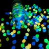 25/100/300pcs Garden Decor Luminous Stones Glow In Dark Decorative Pebbles Outdoor Fish Tank Decoration Pebble Rocks Aquarium Mix Color