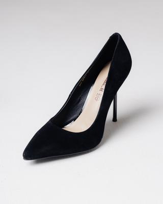Туфли на высоком каблуке Melanda 5037302 37 черные замша