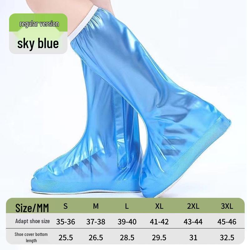 Всесезонные водонепроницаемые нескользящие бахилы из ПВХ для мужчин и женщин — утолщенные, прочные и идеально подходят для езды на велосипеде