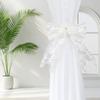 2Pcs/set Lace Bow-knot Curtain Strap Adjustable Window Curtain Buckles Creative Curtain Fixator