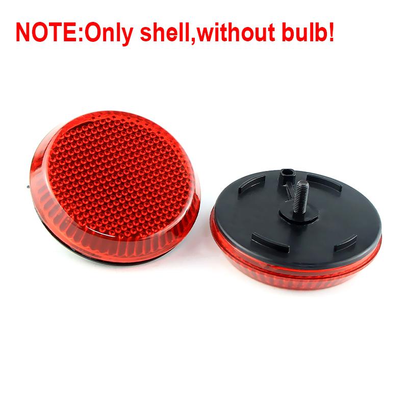2PCS For Toyota Corolla 2007 2008 2009 2010 Scion iQ xB For Nissan Qashqai Rear Bumper Reflector Brake Stop Light shell no bulb
