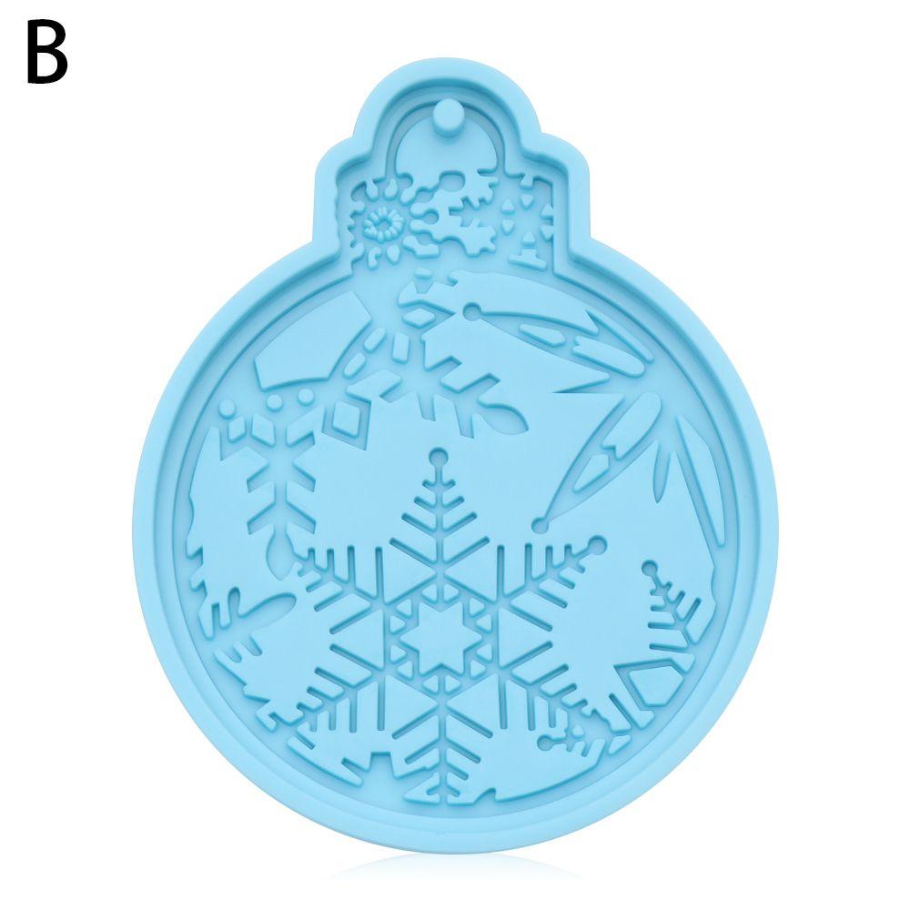 Рождественский шар Форма из глины Инструменты для торта Формы для брелоков Силиконовые формы Форма для рождественского шара Инструмент для изготовления украшений