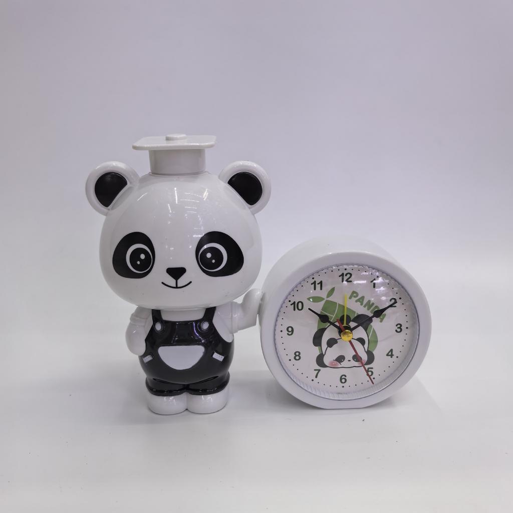 Cartoon Alarm Clock Creative Bedroom Bedside Small Alarm Clock Living Room Digital Clock Student Desktop Small Pen Holder Gift