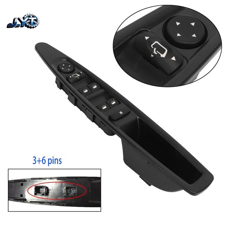 Window Control Switch for Citroen C4 2004 - 2011 Front Left Electric Power Glass Lifter Regulator Button Parts Car Accessories