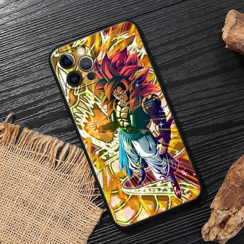 Gogeta Blue Goku Funda For iphone 17 Case For iPhone 16 15 11 12 13 Mini 17 Pro Max 16 Plus 17E 16E Air Silicone Case Soft Cover